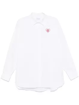Family First рубашка Heart, белый