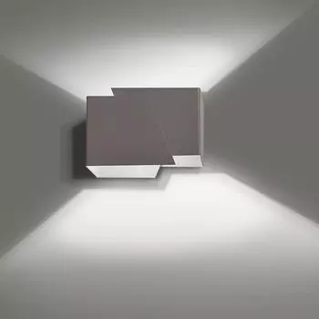 Фамлайты | Настенный светильник Vanessa из металла серого цвета G9 макс.20 Вт famlights, серый