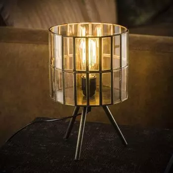 Фамлайты | Настольная лампа Magnus бронза E27 200мм [Б/у - ] famlights, золото