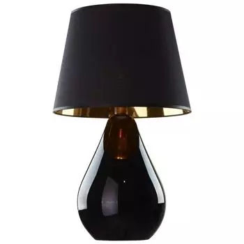 Фамлайты | Настольная лампа Malik черного цвета E27 famlights, черный