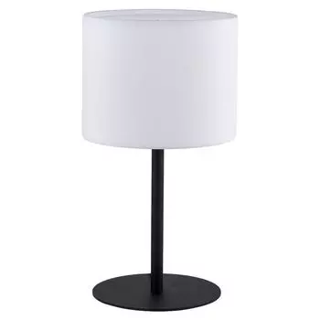 Фамлайты | Настольная лампа Melinda черно-белая E27 famlights, черный