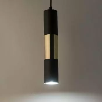 Фамлайты | Подвесной светильник Ansgar черного цвета GU10, 1 лампочка famlights, черный