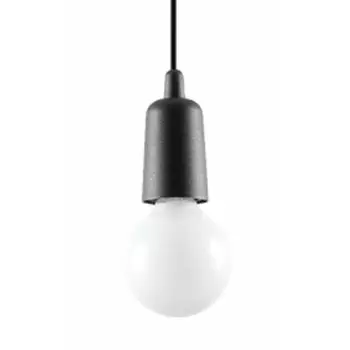 Фамлайты | Подвесной светильник Dani черного цвета E27, 1 лампочка famlights, черный