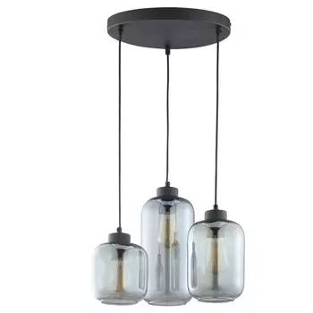 Фамлайты | Подвесной светильник Marieke серого цвета E27, 3 лампы famlights, серый