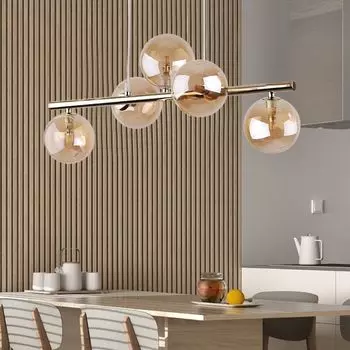 Фамлайты | Подвесной светильник Matthias из золота G9, 5 лампочек famlights, золото