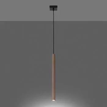 Фамлайты | Подвесной светильник Paola, естественное освещение, черный G9, 1 лампочка famlights, коричневый