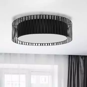 Фамлайты | Потолочный светильник Arda черного цвета E27, 4 лампы famlights, черный