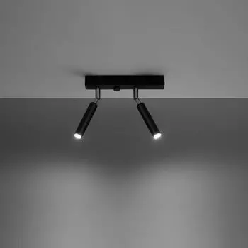 Фамлайты | Потолочный светильник Emmi черного цвета G9, 2 лампы famlights, черный