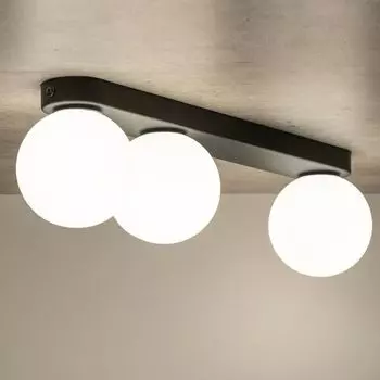 Фамлайты | Потолочный светильник Enno черного цвета G9, 3 лампы famlights, черный