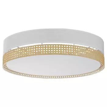 Фамлайты | Потолочный светильник Jay бело-коричневый E27 4 лампы 600мм famlights, белый