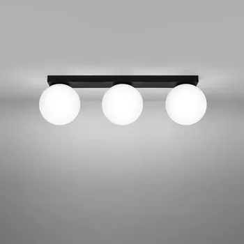 Фамлайты | Потолочный светильник York черного цвета G9, 3 лампы famlights, черный