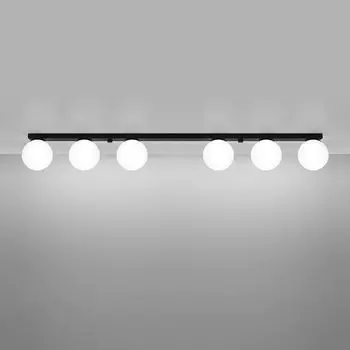 Фамлайты | Потолочный светильник York черного цвета G9, 6 лампочек famlights, черный