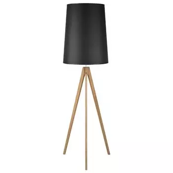 Фамлайты | Торшер Nathanael в коричнево-черном цвете E27 famlights, коричневый