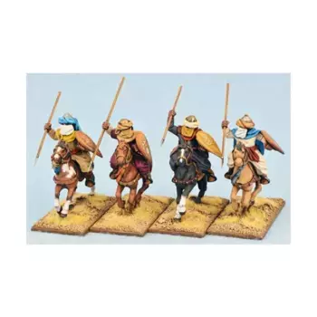 Фанатики Мутатаввиа — верховые с плоскими каплевидными щитами, Gripping Beast Miniatures - Armies of Islam (28mm)