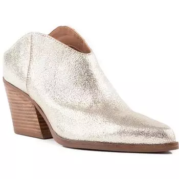 Fancy Affair женские кожаные остроносые ковбойские сапоги в стиле вестерн Seychelles, цвет platinum metallic