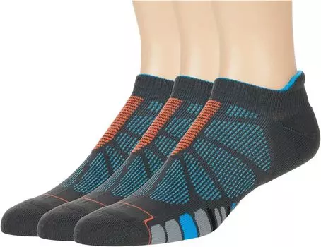 Фантомные фонари пробега No Show Tab, 3 шт. Eurosock, цвет Charcoal