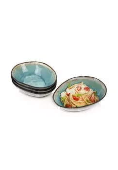 Фаянсовая посуда серии Capri Snger, blau-grn - pastaschalen set 4-teilig