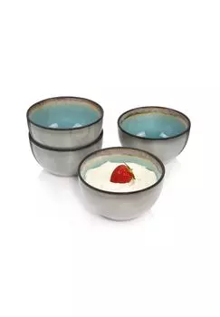 Фаянсовая посуда серии Capri Snger, blau-grn - dessertschalen set 4-teilig