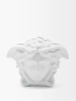 Фарфоровая ваза медуза Versace, белый