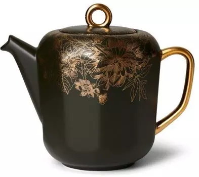 Фарфоровый чайник Essenza Masterpiece цвет темно-зеленый, объем 1,25 л