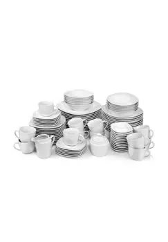 Фарфоровый набор посуды Bilgola Snger, wei - kombiservice 86-teilig