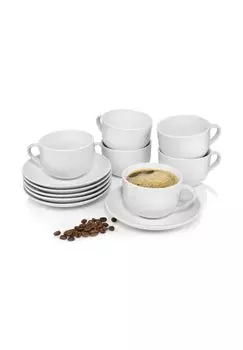 Фарфоровый сервиз Новый Порт Snger, wei - kaffeetassen set 12-teilig