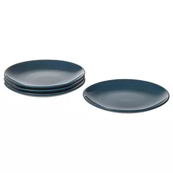 FRGKLAR ФЭРГКЛАР Тарелка десертная, полированный темная бирюза, 20 см IKEA