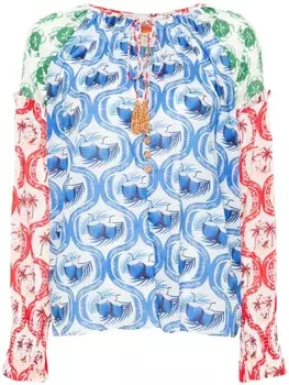 FARM Rio блузка Multicolour Summer Mix, белый