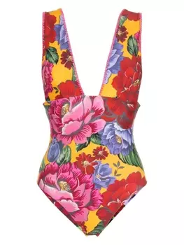 FARM Rio купальник с принтом Winter Chita, красный