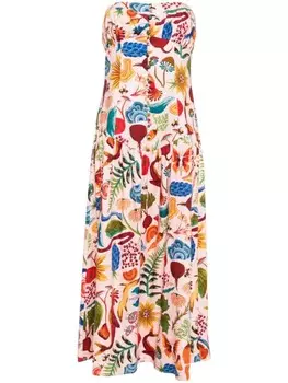 FARM Rio платье макси с принтом, розовый