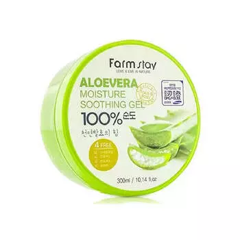 Farm Stay Aloevera Moisture Soothing Gel Корейский гель алоэ вера 300мл