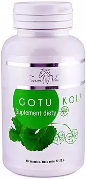 Farm-vix, Готу Кола+ для улучшения кровообращения, Добавка , 60 капсул Inna Marka