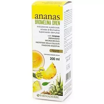 Farmaderbe Ананас Бромелайн Дрен 200мл
