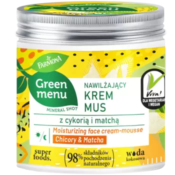 Farmona Green Menu увлажняющий крем-мусс для лица, 75 мл