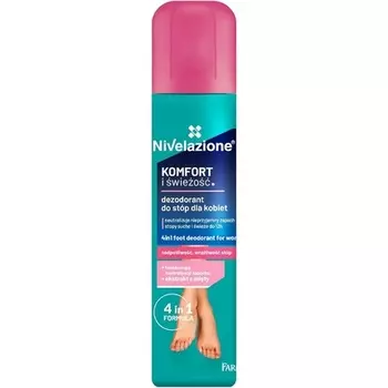 Farmona Nivelazione Comfort & Fresh 4in1 Дезодорант для ног для женщин 180 мл Nivelazione Farmona