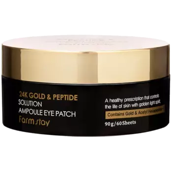 Farmstay 24Gold&Peptide повязки на глаза. 60 шт/1 упаковка