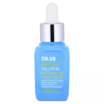 Farmstay, Доктор V8 Ampoule Solution Hyaluronic Acid, 30 мл