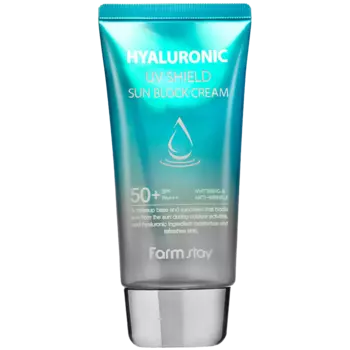Farmstay Hyaluronic солнцезащитный крем с SPF50+ для лица, 70 г