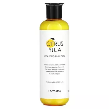 FarmStay, Восстанавливающая эмульсия для лица Citrus Yuja, 280 мл