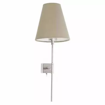 Faro Sabana WL, никель матовый/бежевый 1 X E27 Макс.