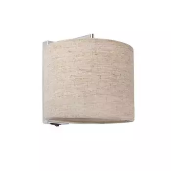 Faro Sahara WL, Chrome Shade Beige 1XE27 60W, бежевый