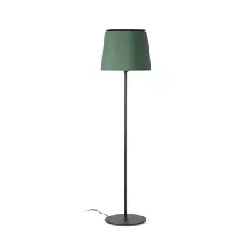 Faro Savoy Черный Торшер Зеленый Абажур