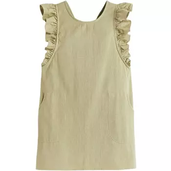 Фартук H&amp;M Home Ruffle-trimmed, светло-зеленый