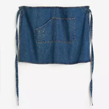 Фартук H&M Home Denim Half, темно-синий