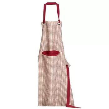 Фартук из чистого хлопка с сотами - Mumba Winkler, цвет Rubino