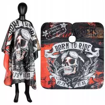 Фартук парикмахерский универсальный, накидка парикмахерская большая для стрижки J-50, Active Shop