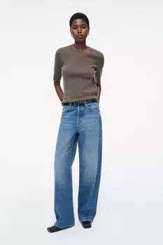 Фасадные джинсы – прямые штанины Cos, синий