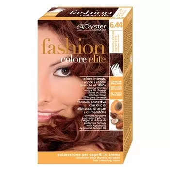 Fashion Краска для волос Oyster Elite Professionale 6-44 Biondo Scuro Ramato Intenso Capelli