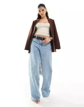 Fashionkilla – Кремовый, очень мягкий топ с бретелями и квадратным вырезом