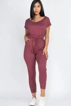 FASHNZFAB Женский комбинезон с завязками на плечах и двусторонними бретелями, цвет nocturne